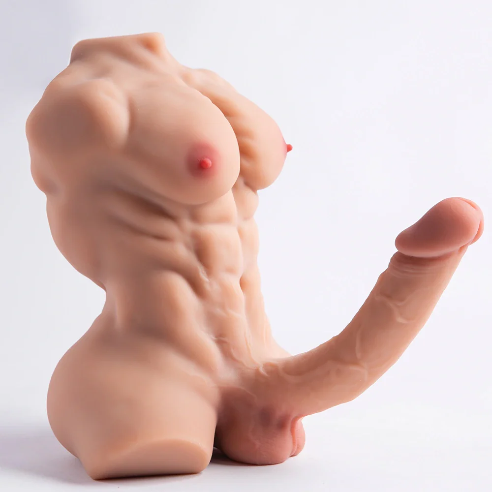 Terry: 8.37LB Male Sex Dolls with Realistic 7.87″ Big Dildo