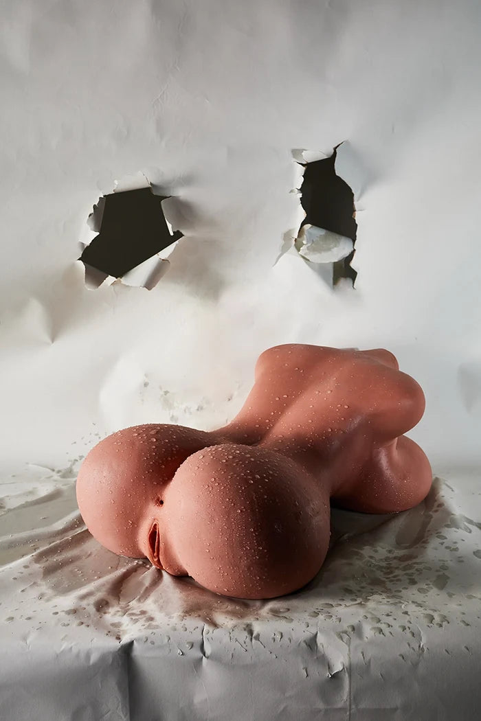 Alinda: 57.32LB Huge Gel Breasts Round Butt Sex Torso For Men
