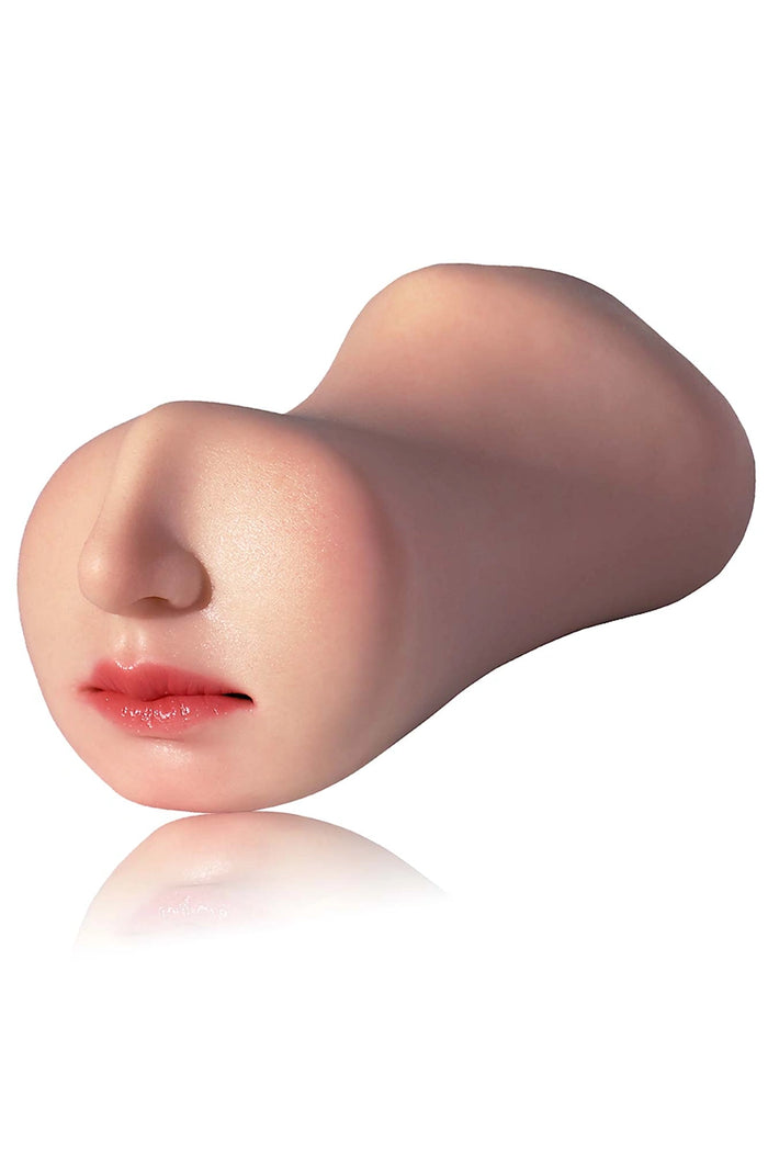 Emma: 2.3LB 3 in 1 Sexy Silicone Mouth Pocket Pussy