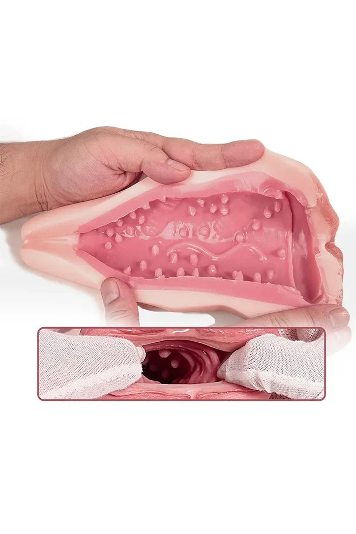 Grace: 1.63LB Ultra Realistic Silicone Pocket Pussy