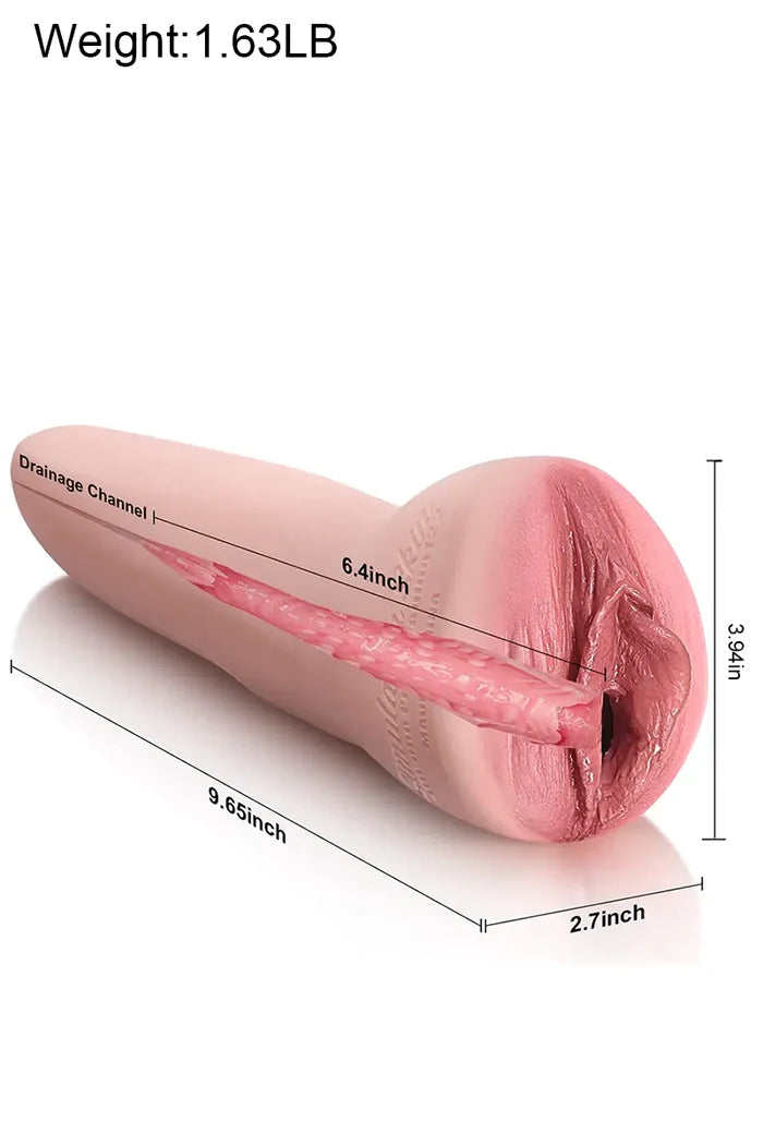 Luxe: 1.63LB Realistic Silicone Vagina