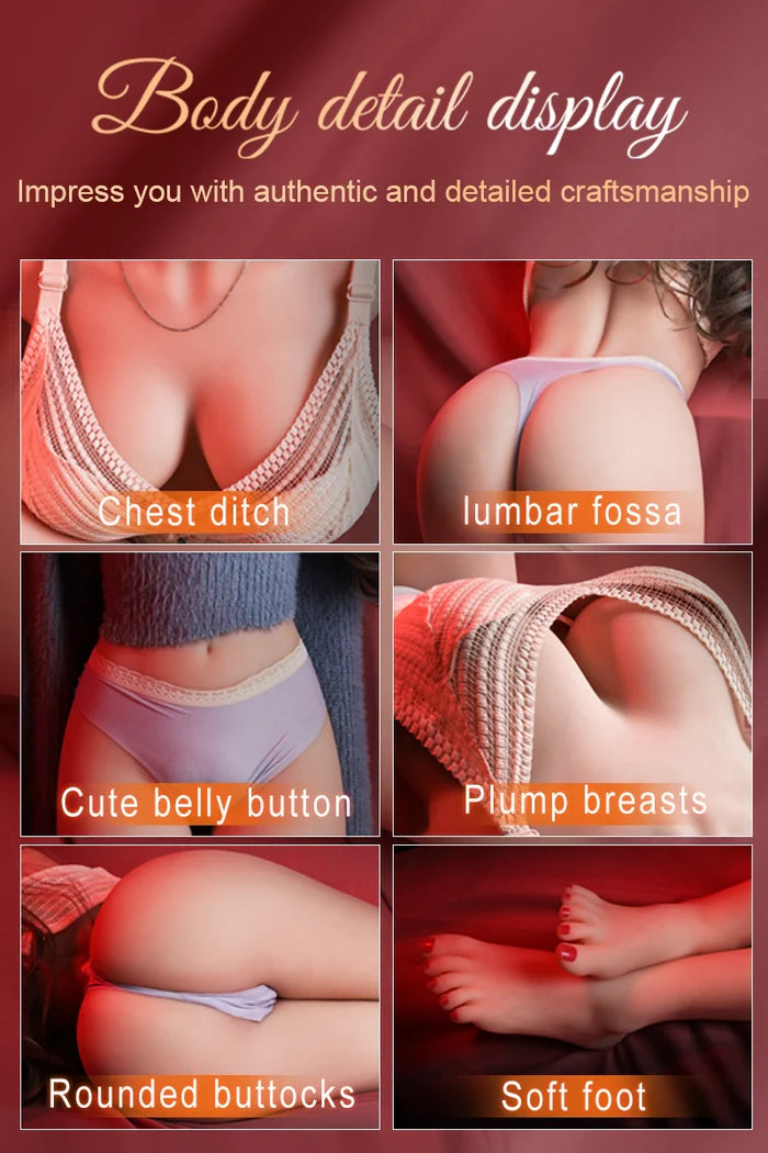 Maria: 46.29LB Life Size Female Sex Doll Torso