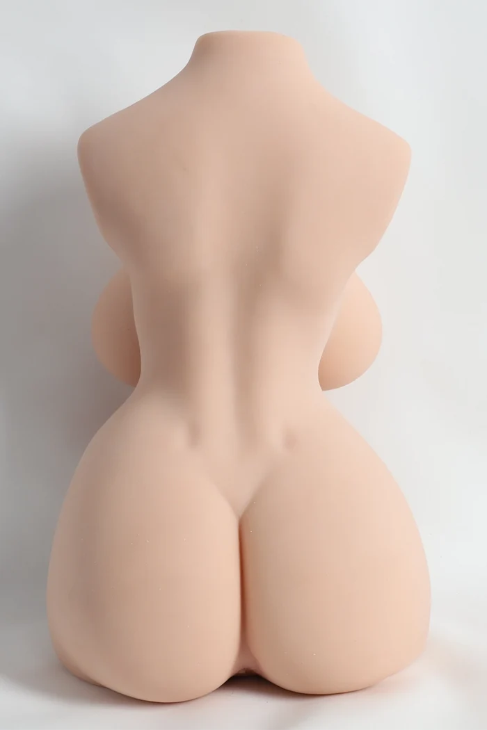 Narada: 25.35LB Shemale Sex Torso With Realistic 7.87″ Dildo & Vaginal