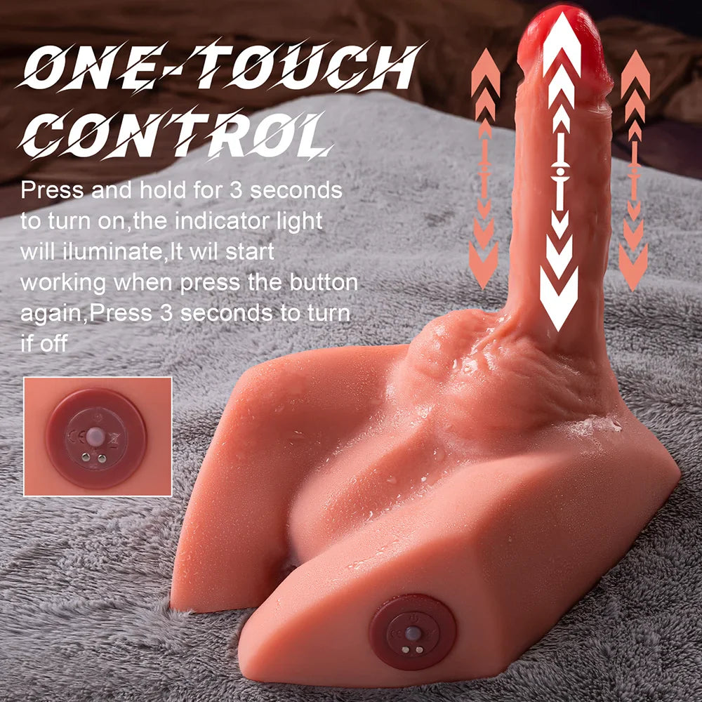 Tor: 5.66LB Realistic Torso Dildo with Thrusting & Vibration